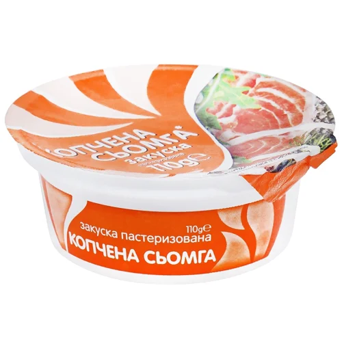 Закуска Водний Світ Копчена сьомга 110г