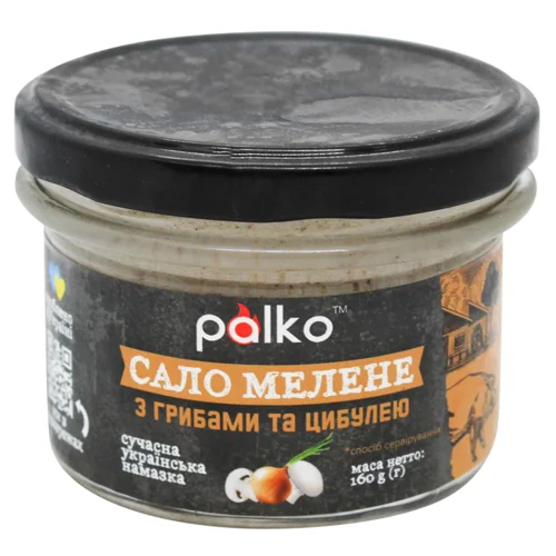 Сало Palko мелене з грибами та цибулею 160г