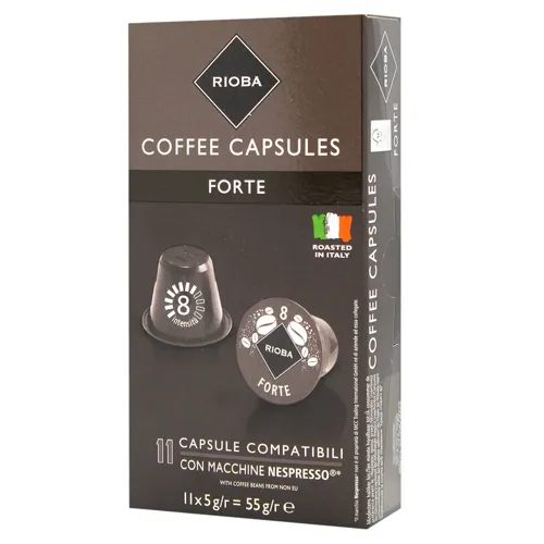 Кава Rioba Forte в капсулах 5г х 11шт