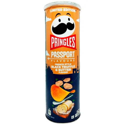 Чипси Pringles French Style Чорний трюфель та масло 165г