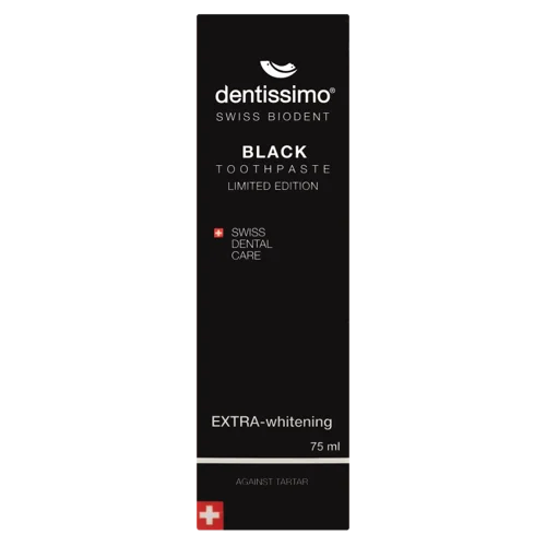 Зубна Паста Dentissimo Black Вищого Ґатунку 75мл х24, Limited Edition