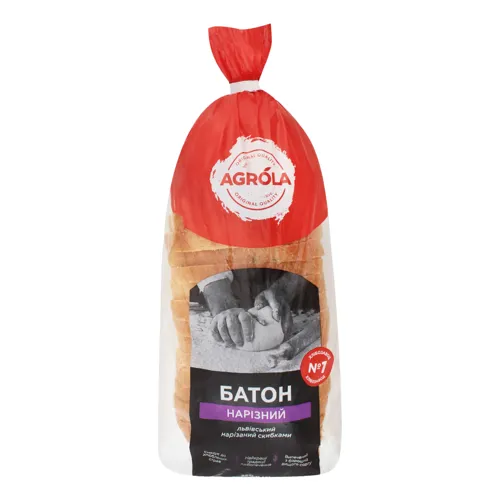 Батон нарізний Львівський Agrola 350г