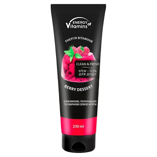 Крем-гель для душу Energy of Vitamins Berry Dessert 230мл