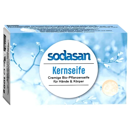 Крем-мило тверде Sodasan Organic для чутливої шкіри 100г