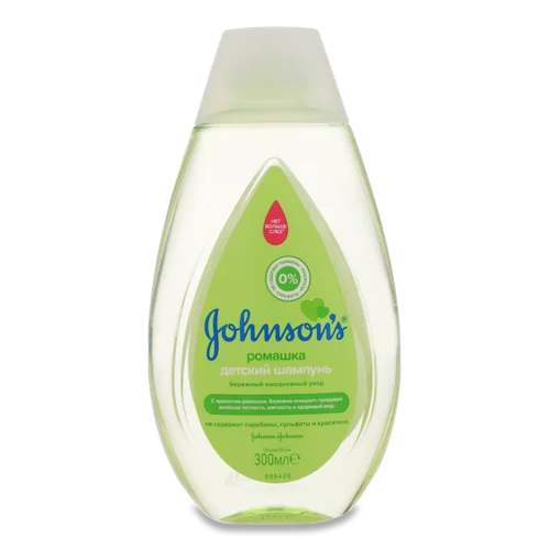 Дитячий Шампунь для Волосся з Ромашкою Johnson's, 300мл
