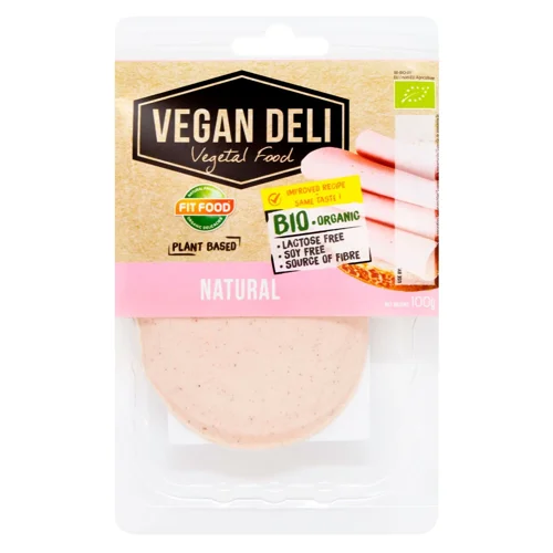 Ковбаса Vegan Deli Natural вегетаріанська нарізка 100г