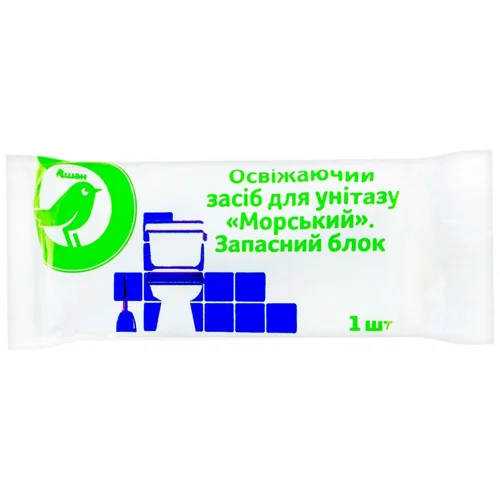 Освіжаючий засіб Auchan Морський для унітазу запаска 40г