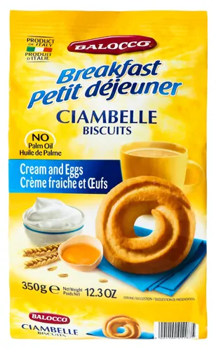 Печиво Balocco Ciambelle з вершками 350г