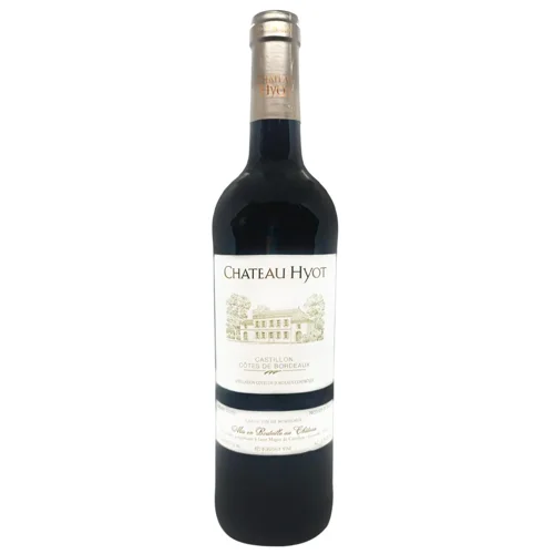 Вино HYOT CASTILLON COTES DE BORDEAUX 0,75 л сух. червон. 13,5% 2019 (Франція) И197