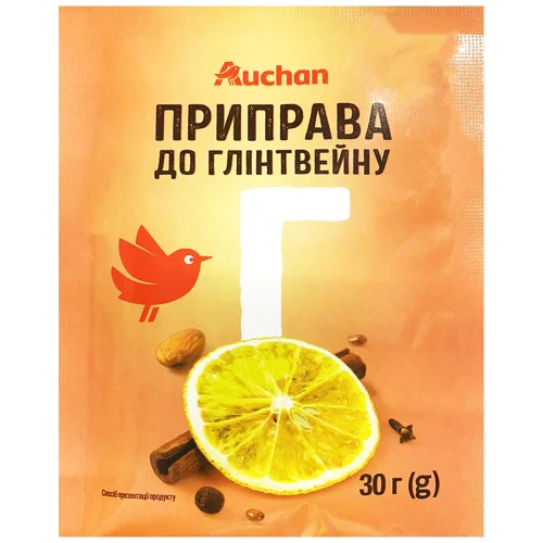 Приправа Auchan для глінтвейну 30г