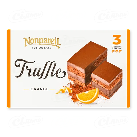 Тістечко Nonpareil Truffle Оrange, 0,23кг