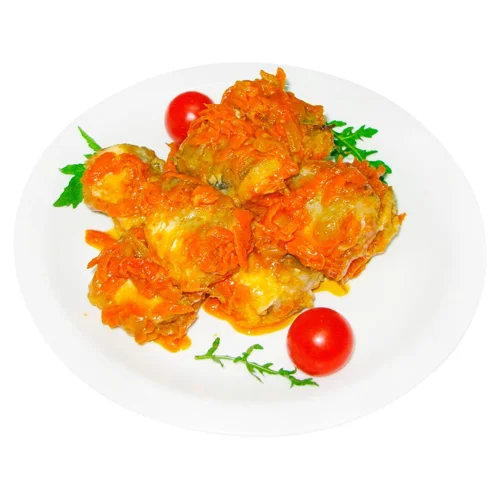 Риба тушкована з овочами