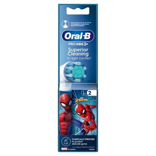 Насадки для електричної зубної щітки Oral-B Людина-павук змінні 2шт