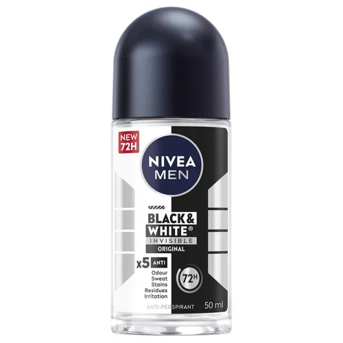 Антиперспірант кульковий Nivea Men Black&White Invisible Original 50мл