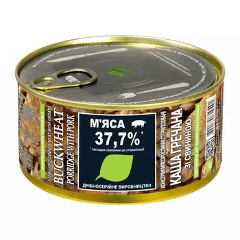 Каша гречана Zdorovo зі свининою 325 г