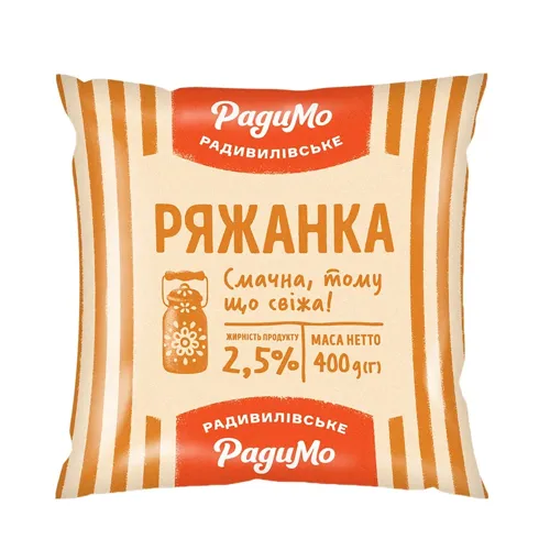 Ряжанка РадиМо 2,5% 400г