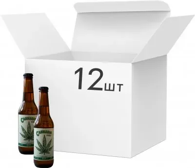 Сидр Friday Brewery Cannabis газований напівсолодкий 6% 0,33л