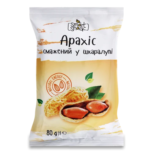 Арахіс Смажений В Шкарлупі, В/ґ, 80г