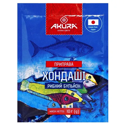 Приправа Akura Хондаші Рибний бульйон 10г