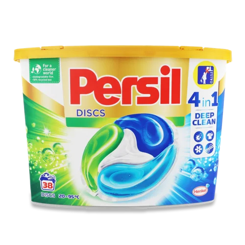Миючий Засіб для Прання Білих та Світлих Речей в капсулах 4в1 Deep Clean Persil, 38х25г