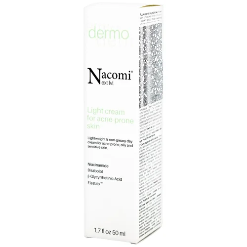 Крем-гель для обличчя Nacomi Light for Acne-Prone Skin 50мл