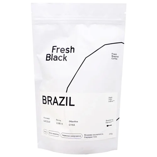 Кава в зернах Fresh Black Brazil