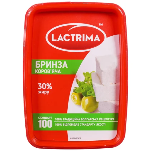 Сир Lactrima Бринза Болгарська 30% 400г