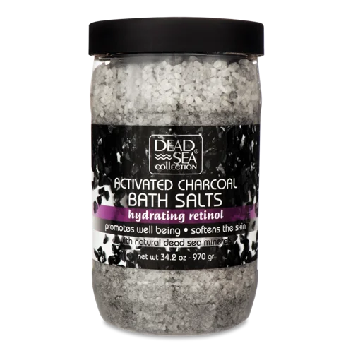 Сіль для Ванн з Активованим Вугіллям та Ретинолом Dead Sea Collection, 970г