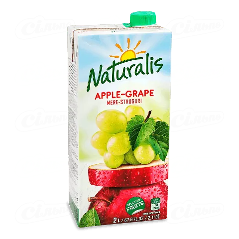 Нектар Naturalis яблуко-виноград, 2л