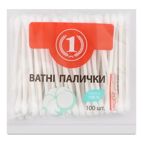 Ватні Палички Косметичні В/ґ, 100шт