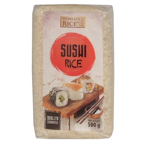 Рис круглозернистий для суши Sushi Rice World`s Rice м/у 500г