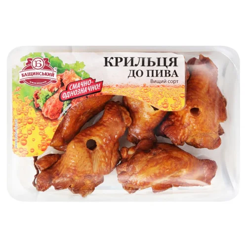 Крило куряче Бащинський До пива варено-копчене