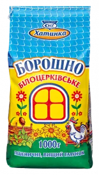 Борошно пшеничне вищого ґатунку Хатинка В*, 1кг