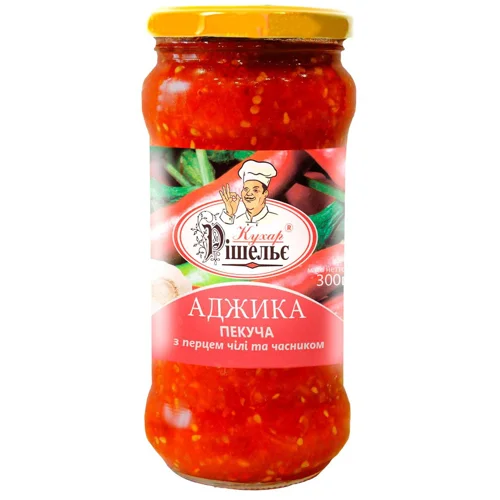 Аджика Кухар Рішельє Пекуча з перцем чилі та часником 300г