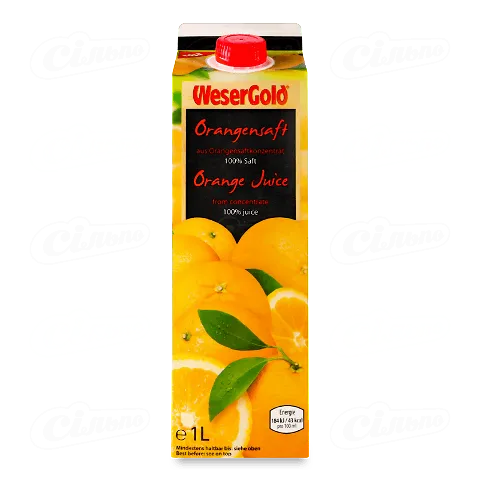 Сік WeserGold апельсин, 1л