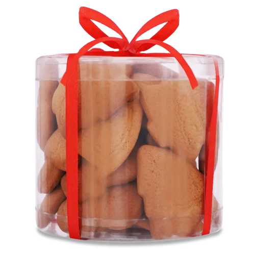 Пряники Глазуровані Міні Новорічне Асорті, в/ґ, Тубус 220г