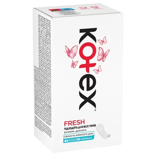 Прокладки щоденні Kotex Fresh Normal 56шт