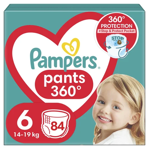Підгузки-трусики Pampers Giant 6 13-19кг 84шт