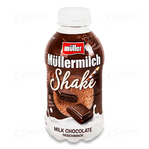 Напій молочний Mullermilch Шейк молочний шоколад 3,5%, 400мл