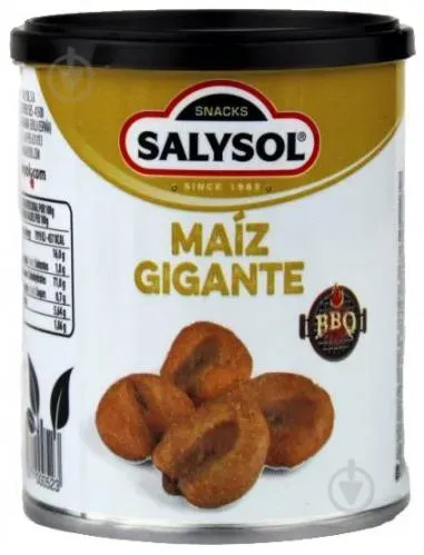 Salysol Смажена кукурудза зі смаком барбекю 30г