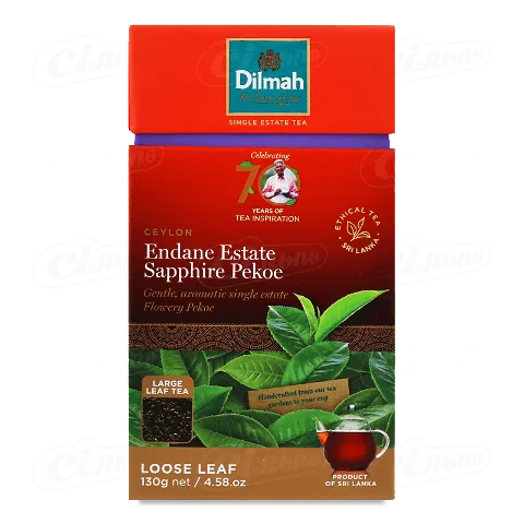 Чай чорний Dilmah Endane Estate Sapphire Pekoe, 130г
