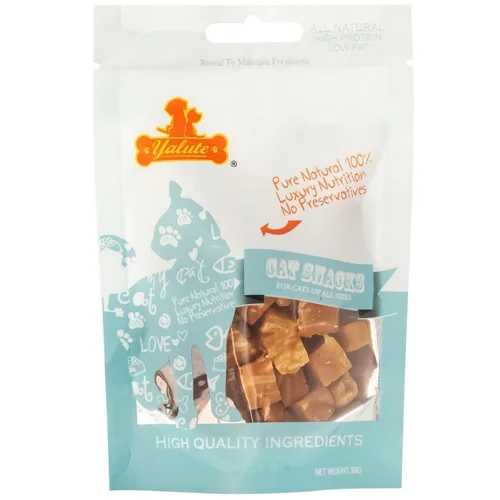 Ласощі для котів Yalute Dices з куркою та тріскою 50г