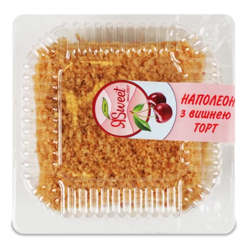Торт Вишневий Наполеон ЯSweet Кравест Світ, п/у 200г
