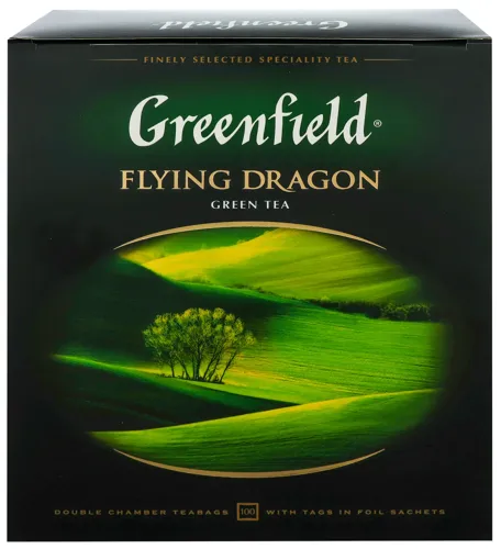 Чай зелений китайський байховий дрібний Flying Dragon Greenfield