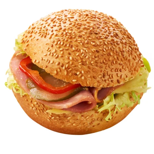 Гамбургер з шинкою 215г