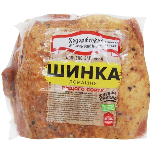 Шинка Ходорівський М'ясокомбінат Домашня копчено-запечена вищого сорту вагова