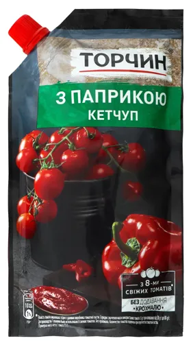 Кетчуп з паприкою Торчин д/п 270г