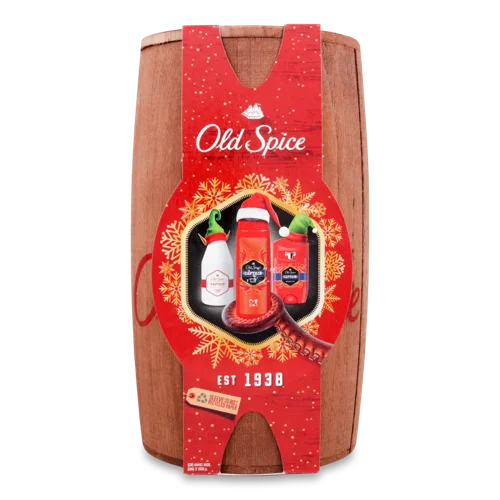 Подарунковий Набір Captain Wooden Barrel Old Spice, В/К, 1шт