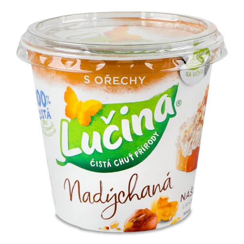 Сир Вищого Ґатунку Свіжий З Горіхами Nadychana Lucina, 140г