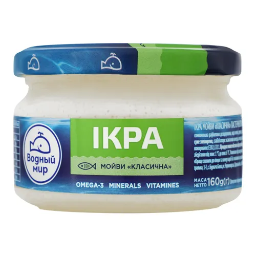 Ікра мойви Класична Водный мир с/б 160г